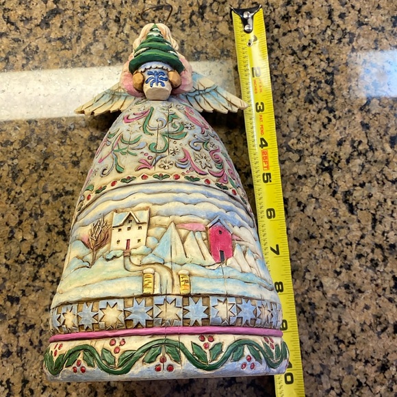 Jim Shore Landscape Sleeps Heartwood Creek Enesco Angel of Winter Figurine - Picture 10 of 12